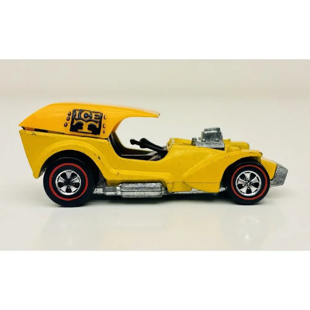 Hot Wheels Redline Ice-T Yellow Enamel Hong Kong Black Interior